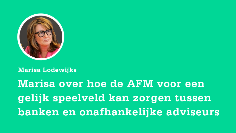 Hoe de AFM voor een gelijk speelveld kan zorgen